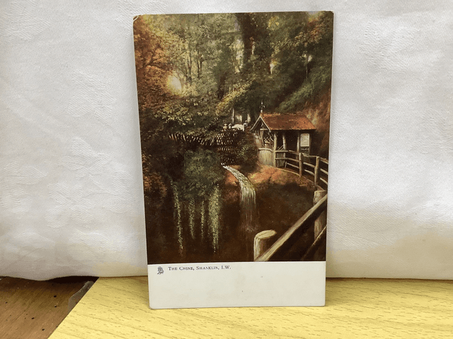 The Chine, Shanklin, Isle of Wight, Raphael Tuck &amp; Sons Oilette vintage postcard. Our Ref No. R631 £2.50