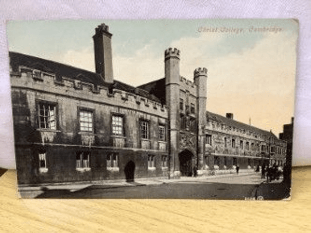 Christ College, Cambridge, Cambridgeshire,  Posted 1911 Valentine&#039;s Series. Our Ref No. R275 £2.50