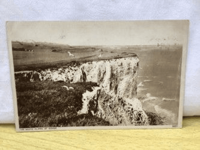 The White Cliffs of Dover, Kent, Posted 1953 Norman Postcard. Our Ref No. R329 £2.25