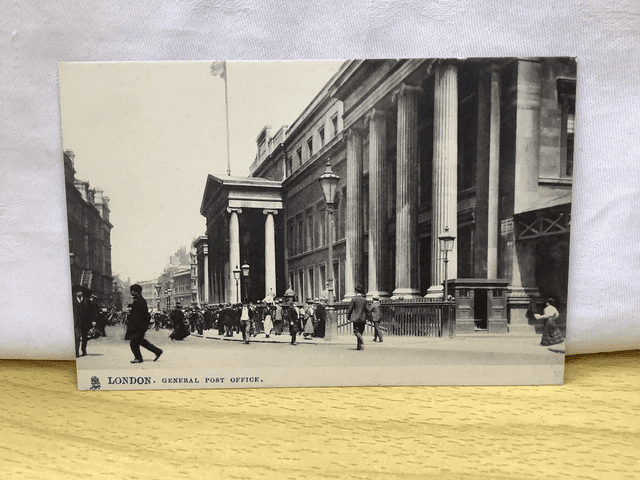 London General Post Office vintage  Raphael Tuck &amp; Sons View Series postcard.