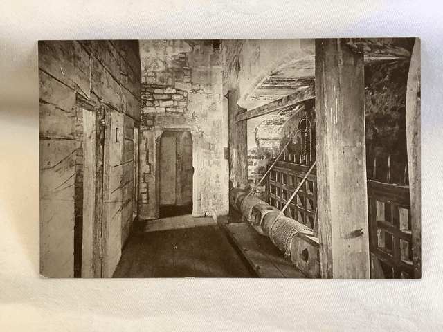 Gale &amp; Polden Vintage postcard No.1364 Bloody Tower showing the Portcullis. Our Ref A187 £2.00