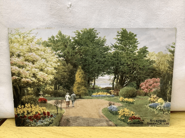 Rylstone, Shanklin, Isle of Wight, Posted 1921 J. Salmon antique postcard. Our Ref No. R649 £2.50