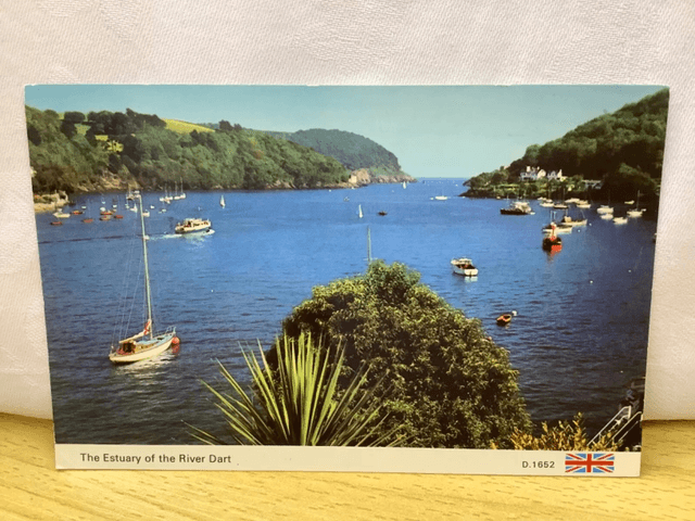 The Estuary of the River Dart, Devon, Posted 1964 A Dennis Postcard. Our Ref  No. R259 £2.50