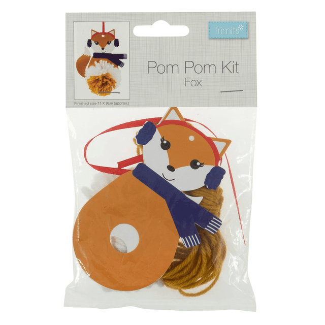 Fox Pom Pom Decoration Kit: £1.50 each