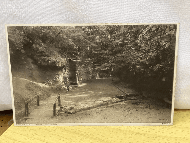 Shanklin, Chine Hollow, Isle of Wight, The Photochrom Co. Ltd Vintage Postcard. Our Ref No. R606 £2.50