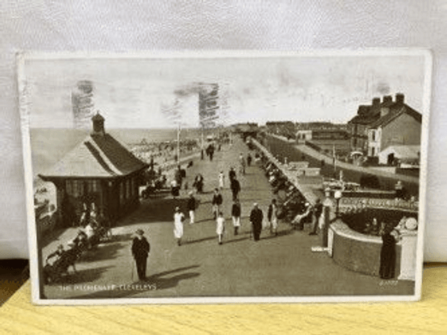 The Promenade, Cleveleys, Lancashire, Posted 1936 Progress Series E.C. &amp; S. Ltd. Our Ref No. R427 £2.85