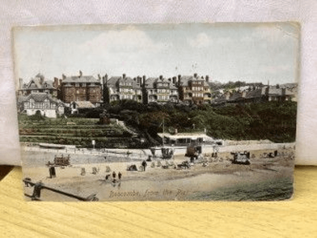 Boscombe from the Pier, Dorset, Posted 1914 Frith&#039;s Series Postcard. Our Ref  No. R351 £3.25