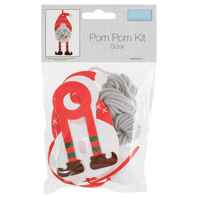 Pom Pom Decoration Kit: Christmas: Gonk - £1.50 EACH