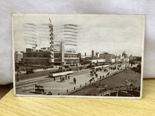 New Promenade Gardens and Metropole, Blackpool Lancashire Posted 1913 Valentines antique postcard Our Ref No R468 £2.50 