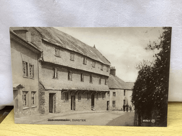Dunster, Old Nunnery, Somerset, vintage J.G. Edmunds, Post office Dunster Vintage postcard. Our Ref no. R660 £2.50