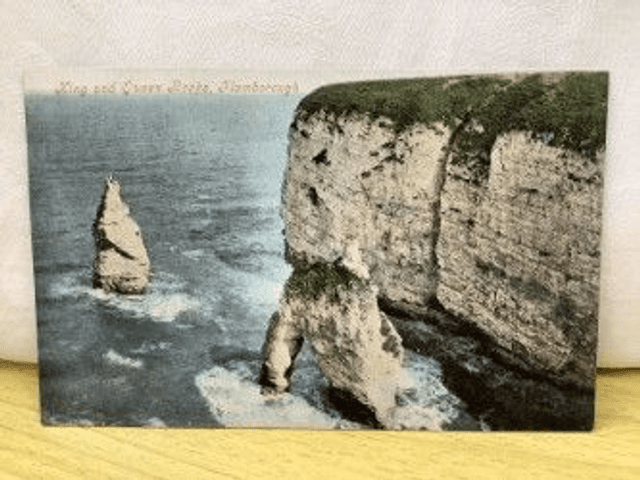 Flamborough, King and Queen Rocks, Yorkshire, Valentine&#039;s Series Postcard. Our Ref  No. R248 £2.00