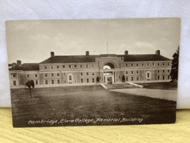 Cambridge, Clare College, Memorial Building Cambridgeshire, F. Frith &amp; Co Ltd postcard. Our Ref No. R269 £2.25