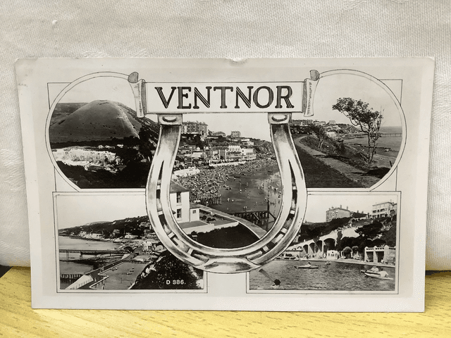 Ventnor, Isle of Wight, Multiview Postcard , Posted 1953 Dean, The Bay Series postcard. Our Ref No. R897 £2.50