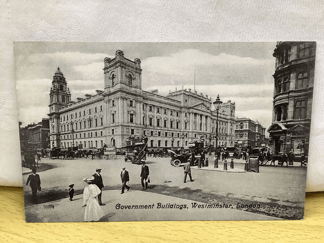 Government Buildings London Westminster Valentines Series Vintage Postcard Our Ref A107 £2.00