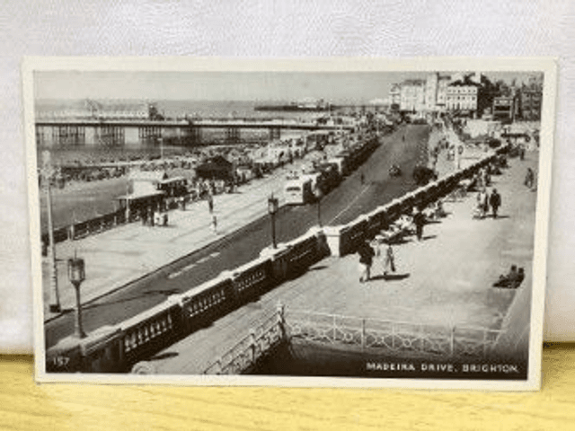 Brighton, Madeira Drive, Sussex, unbranded postcard. Our Ref No. R63 £2.25