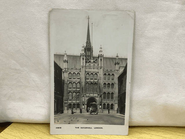 The Guildhall, London Vintage Postcard Published by William Whiteley Ltd, London Our Ref No. A89 £2.25