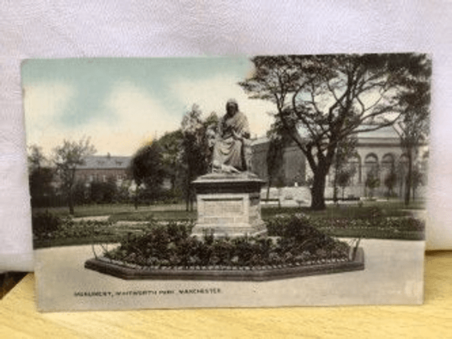 Manchester, Monument, Whitworth Park, Lancashire Posted 1907 Art Series Antique Postcard. Our Ref No. R461 £2.25