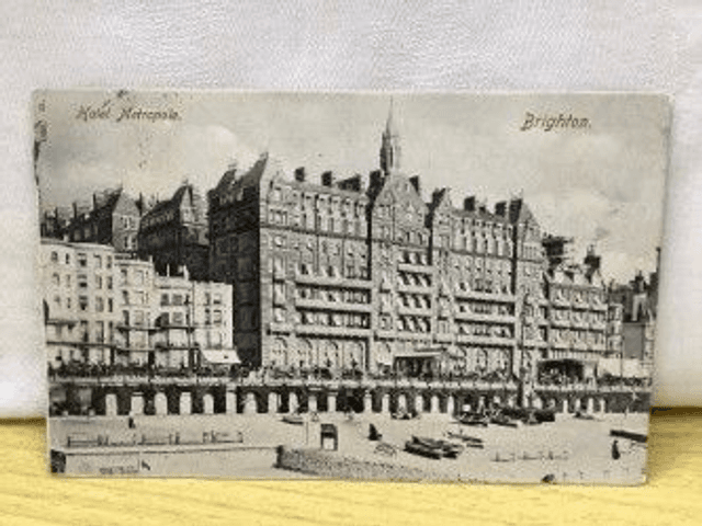 Brighton, Hotel Metropole, Sussex Posted 1905 Hartmann Postcard. Our Ref no R75 £2.50