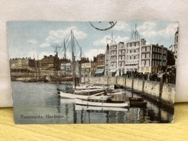 Ramsgate Harbour, Kent, Shurey&#039;s Publications Posted 1909 Postcard. Our Ref No. R104 £2.50