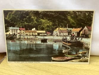 The Quay from the Harbour, Minehead, Somerset, Harvey Barton & Son Ltd. Vintage postcard. Our Ref No R508 £2.50