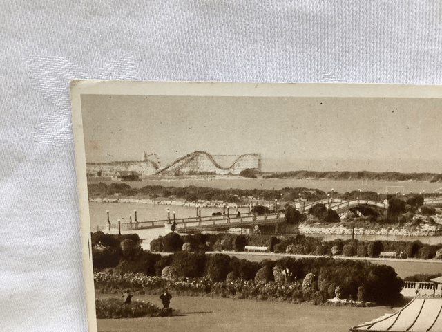 Southport, Marine Lake, New Bridge and Pleasureland, Lancashire, Raphael Tuck Vintage postcard. Our Ref No. R851 £2.25