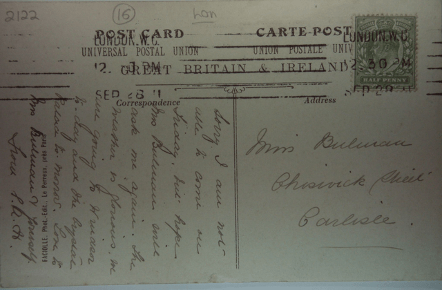 Grosvenor Place, London, Card No.35, Faciolle Phot. Edit. posted 1911 postcard - Our Ref A212