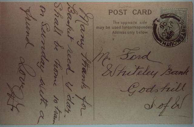 London, Cheapside posted 1906 antique unbranded postcard Our Ref: A240