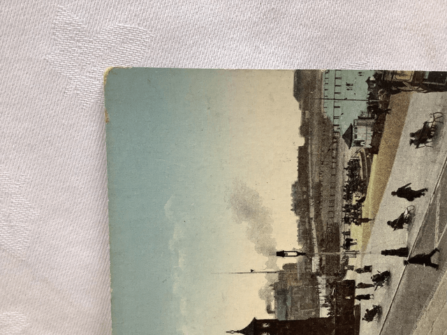 Morecambe, Promenade and Clock Tower, Lancashire, Posted 1934 The Milton Series Vintage Postcard. Our Ref No. R667 £2.00