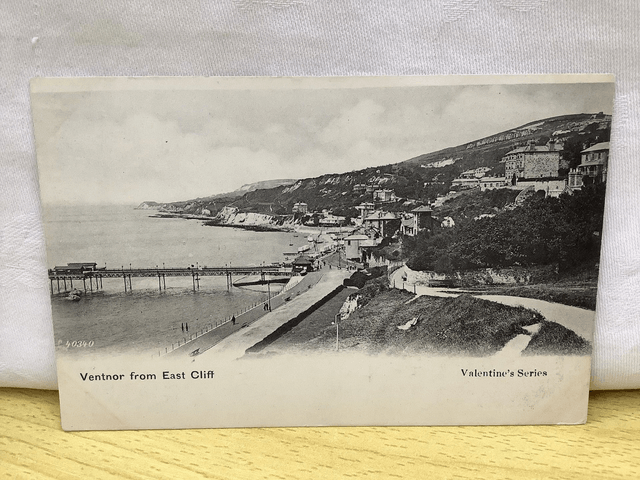 Ventnor, from East Cliff, Isle of Wight Valentine's Series Vintage Postcard Our Ref No. R896 £2.50